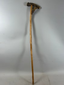 Antique Hand Made Wooden Cane