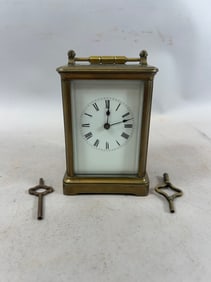 Vintage Brass Carriage Clock