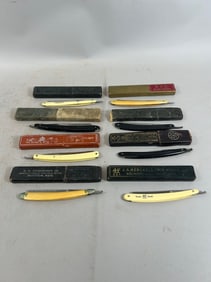 Vintage Straight Razors with original Cases (8)