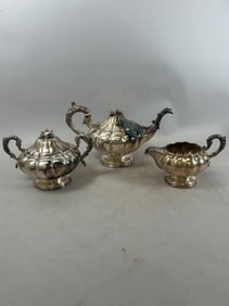 Vintage Silver Plated Tea Set