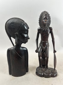 Vintage African Wooden Figures