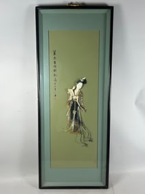 Chinese 3D Framed Figure Decorative Wall Art