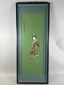 Chinese 3D Framed Figure Decorative Wall Art