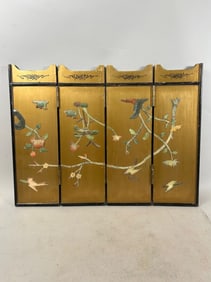 Vintage Asian Miniature Screen
