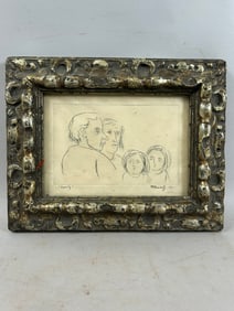 Frank Kleinholz Drawing "Family"