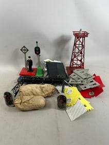 Collection of Various Model Train Accessories