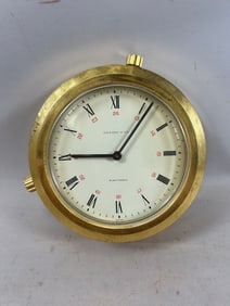 Tiffany & Co Brass Clock