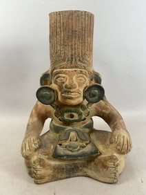 Pre-Columbian Style Maya Pottery Figure