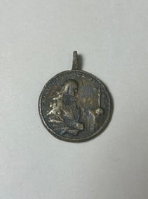 Antique Coin Pendant Unknown Origin