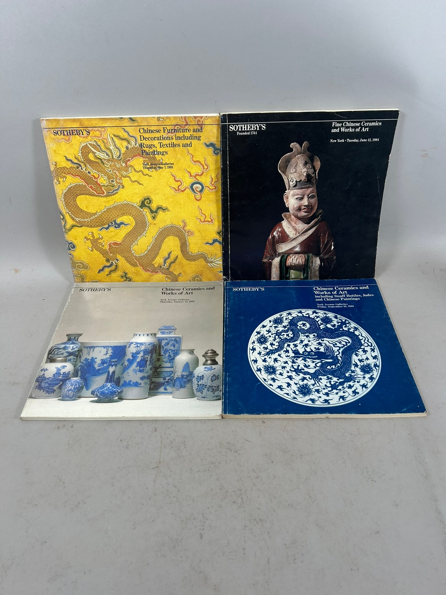 Collection of Sotheby's Catalogs Chinese Art Furniture& Ceramics (6) (1 of 3)