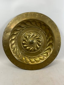 Antique German Brass Alms Dish