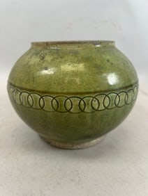 Glazed Ceramic Vase Bowl