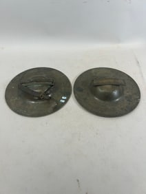 Tibetan Bronze Cymbal Pair