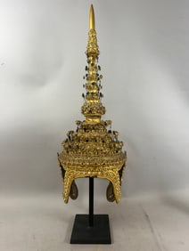 Vintage Thai Dancers Ceremonial Headdress