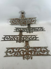 Antique Boutique Style Iron Door Hinges (4)