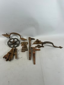 Antique Iron Door Parts Hardware
