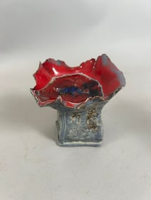 Steven Robert (Steve) Tobin (1957) Exploded Earth Ceramic Contemporary Sculpture