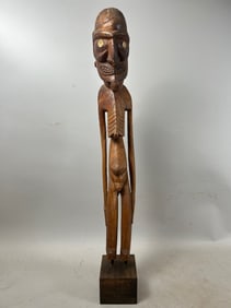 Oceanic Wooden Carved Statue