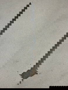 African, DRC, Iron Spear Currency "Liganda": African, DRC, Iron Spear Currency "Liganda". 59.5"h x 9.5"w