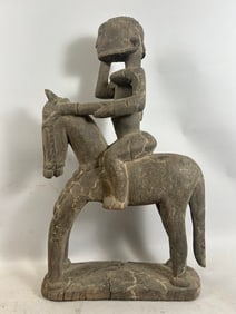 Mali, Dogon, Wood Equestrian Figure