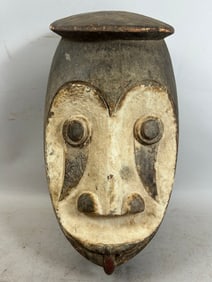 West African Wooden Carved Mask