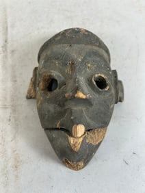 Ogoni Wood Carved Mask with Articulated Jaw, Nigeria