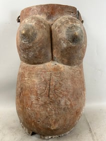 Makonde Fertility Belly Body Mask, Tanzania