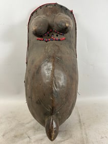 Makonde Fertility Belly Body Mask, Tanzania