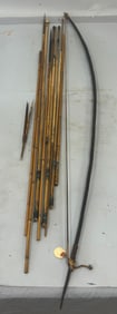 Amazonian Lacandon Arrows and Bow
