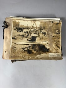 Old Photograph Album of City Maintenance Scenes