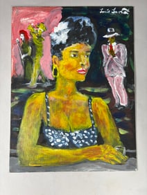 Louis Lamont Oil on Board