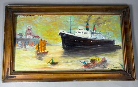 Louis Lamont Oil on Board