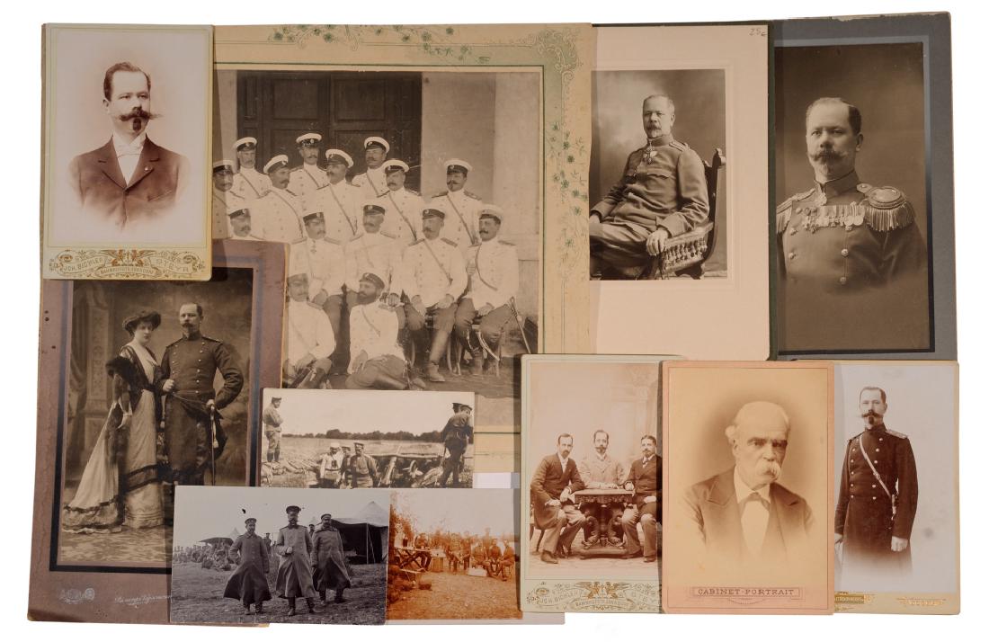 Important lot of 15 photos of a Bulgarian Officer (1 of 1)