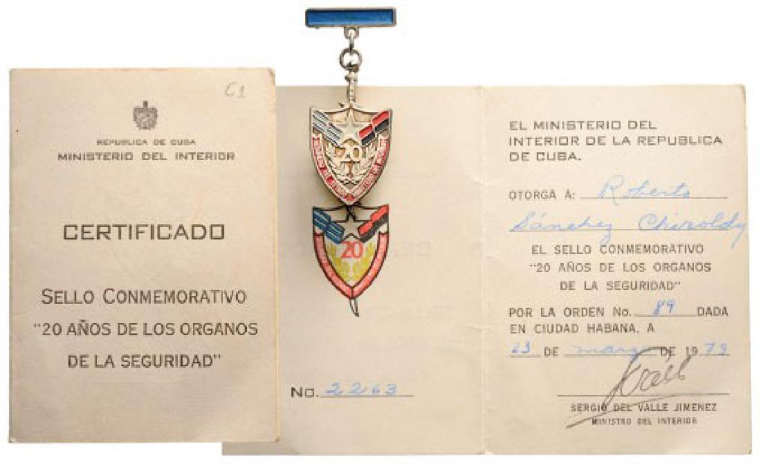 Ministry of Interior Commemorative Badge of the 20 (1 of 1)