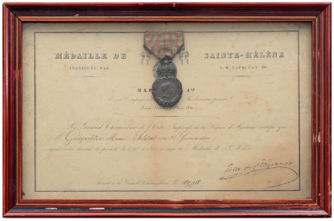 Sainte Hélène Medal, instituted in 1857 (1 of 1)