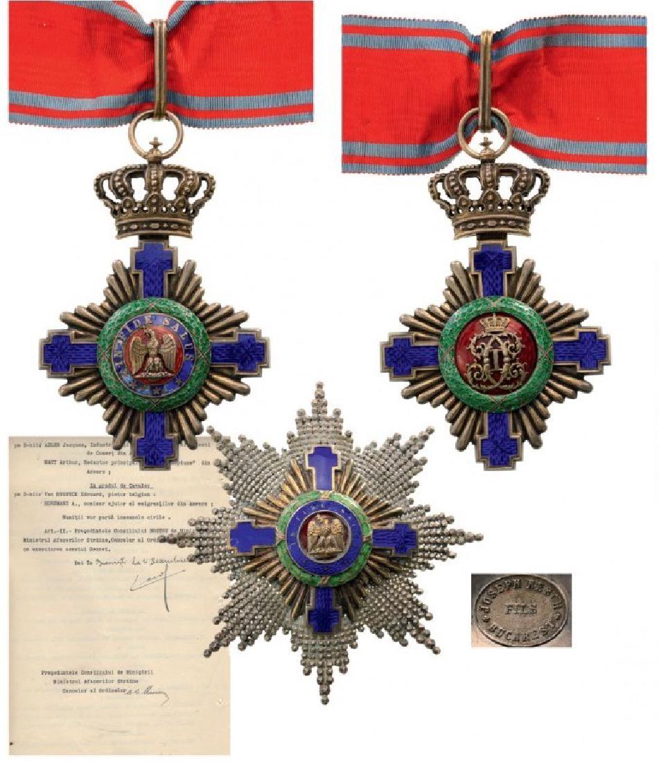ORDER OF THE STAR OF ROMANIA, 1864 (1 of 1)