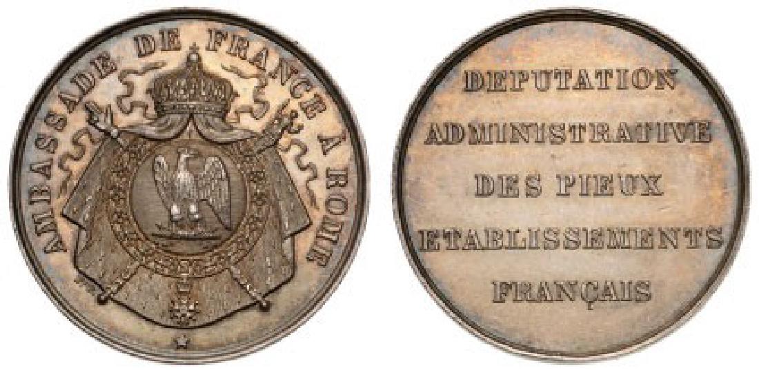 Medal of the French Embassy in the Vatican, 2nd Empire (1 of 1)