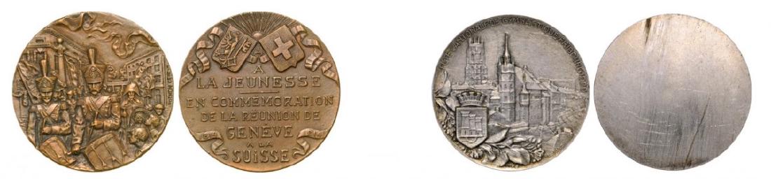 Lot of two medals, 1914 and 1929 (1 of 1)