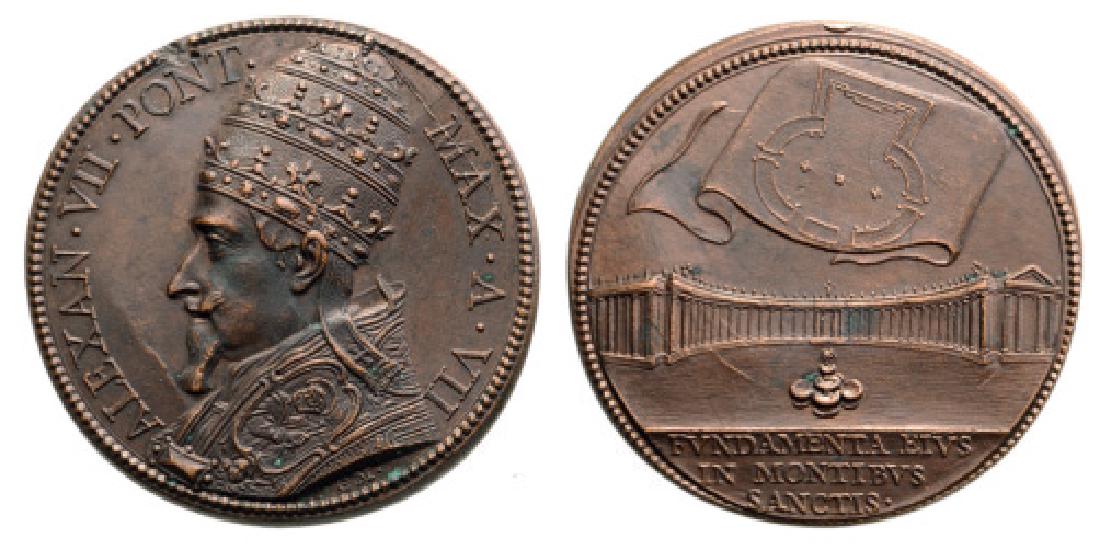 Pope Alexander VII (1655-1667), Commemorative Medal (1 of 1)