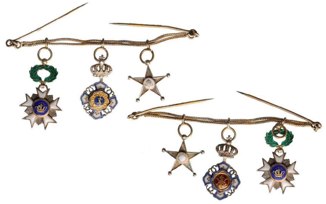 Medal Bar with 3 Decorations (1 of 1)