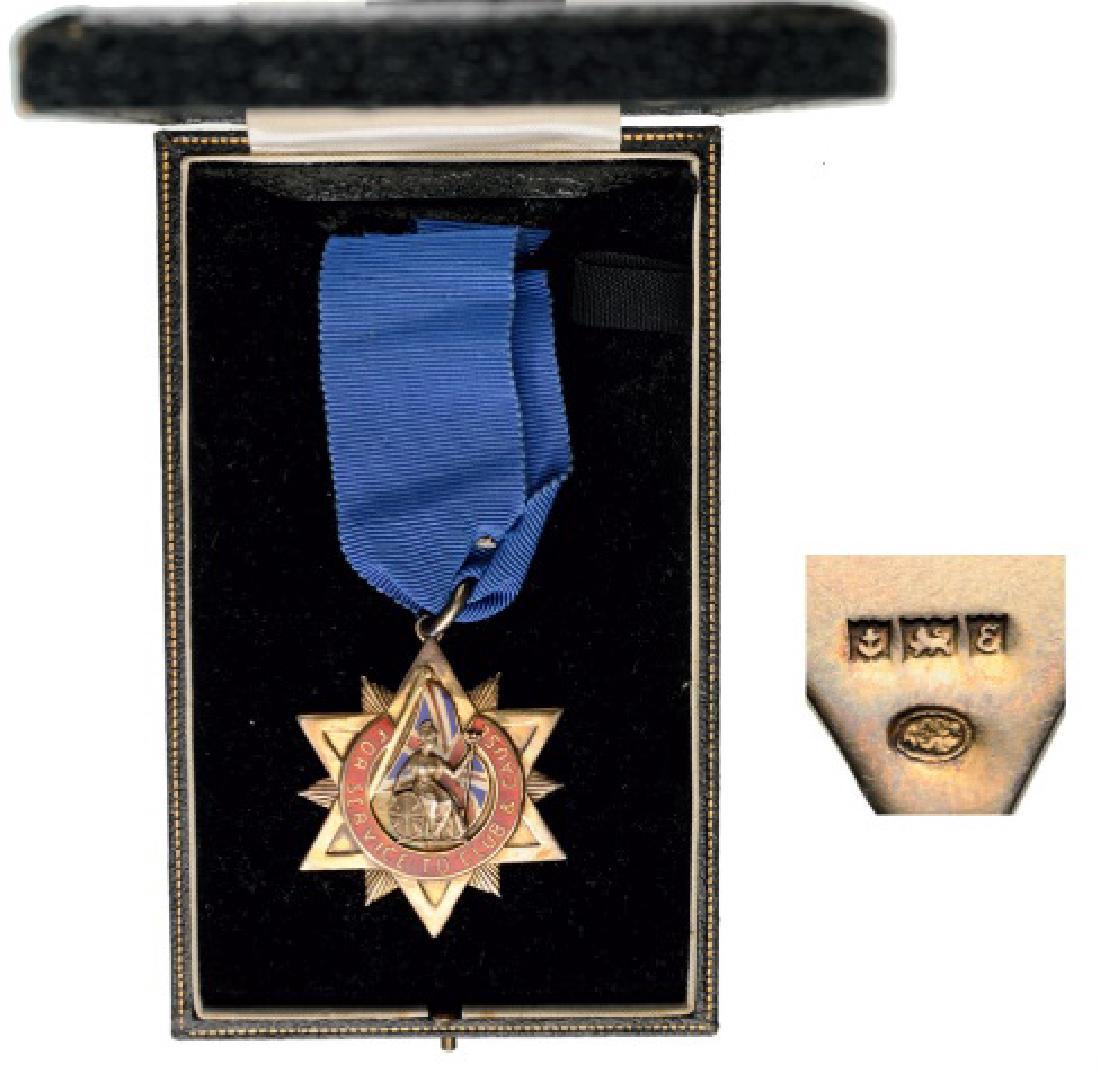 Masonic Decoration, unidentified lodge probably Jewish (1 of 2)