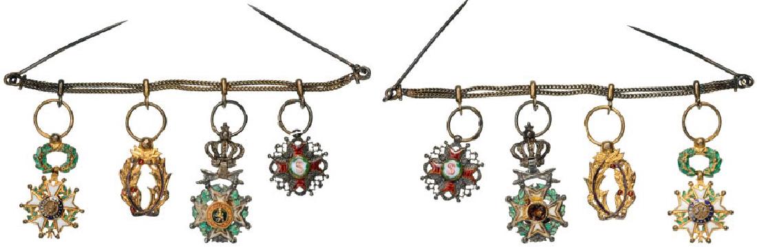 Personal Group of 4 Miniatures on a Chain (1 of 1)