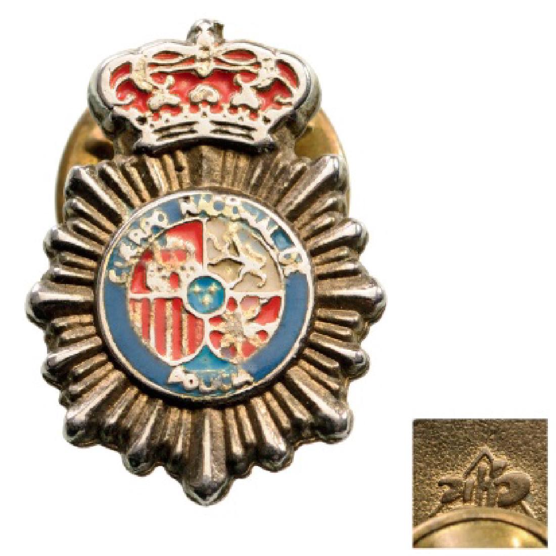 BADGE FOR THE NATIONAL POLICE CORPS MINIATURE (1 of 1)