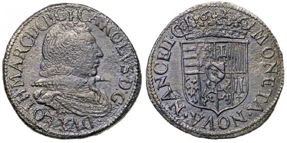 Karl IV (1st Reign 1626-1634), Teston 1626, Nancy,: Robert de Saulcy 1544. R! F-VF 4269