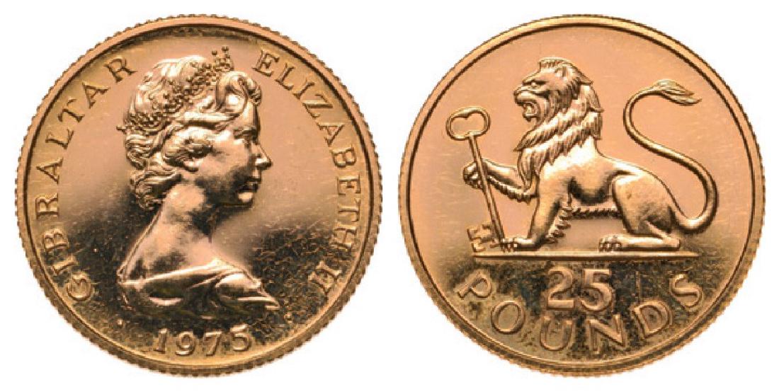 25 Pounds 1975, Gold (7.78 g) (1 of 1)