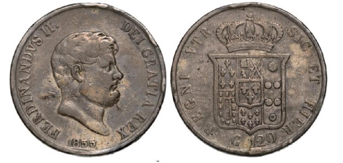 Naples, Ferdinand II Bourbon (1830-1859), 120 Grana (1 of 1)