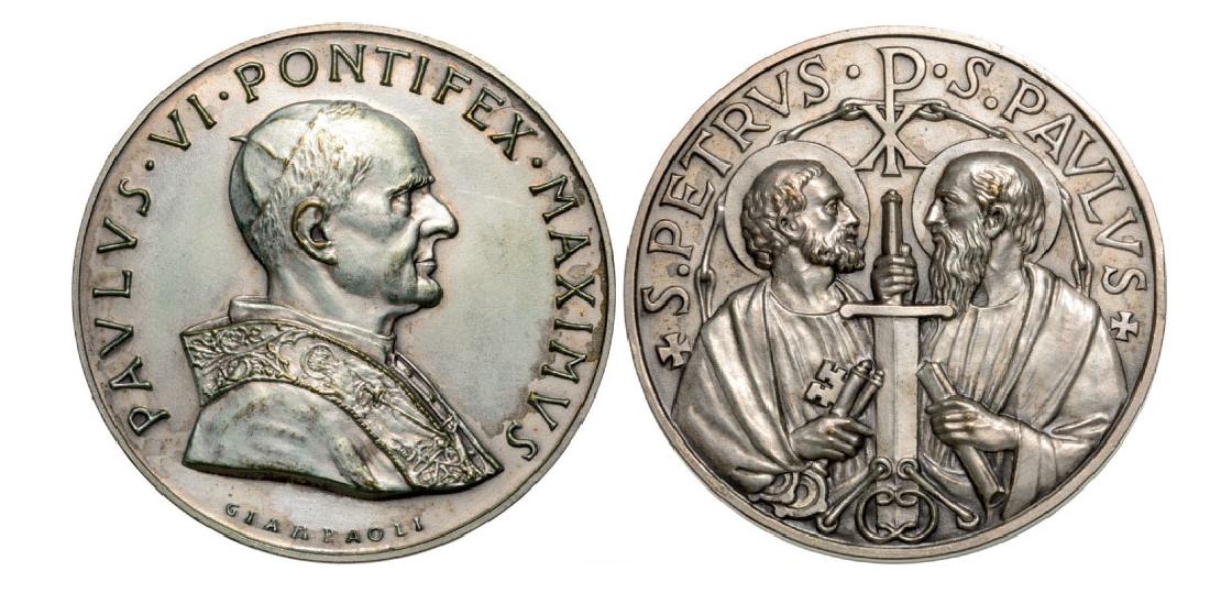 Cast Medal ND, Giampaolo, Silvered (60 mm, 83.13 g) (1 of 1)