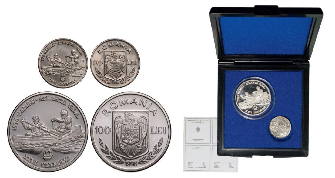 100 Lei 1996, Atlanta 1996 Olympic Games Canoe, (1 of 1)