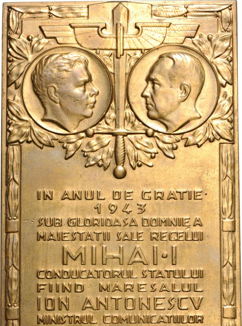 Mihai I  Marechal Antonescu - Inauguration of the (1 of 2)