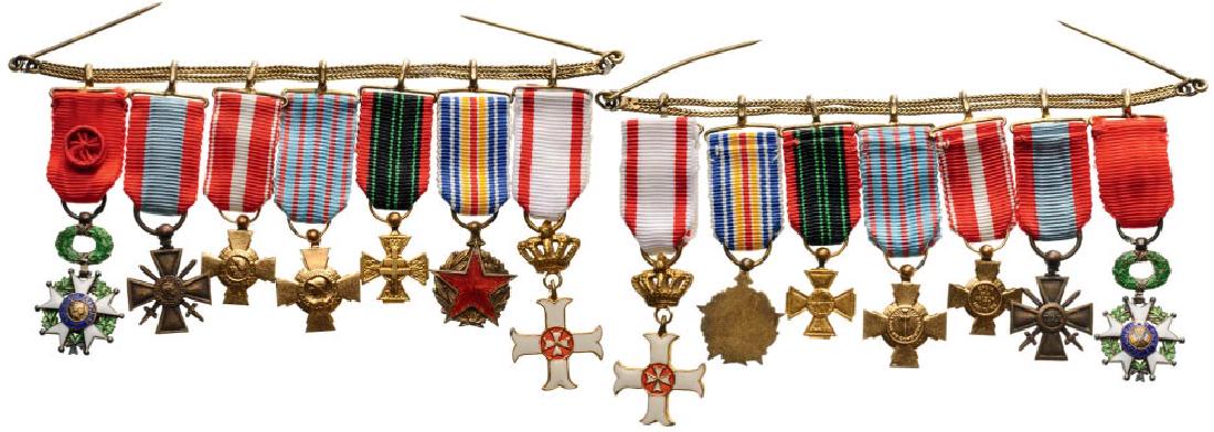 A Personal Group of 7 Miniatures on a Chain (1 of 1)